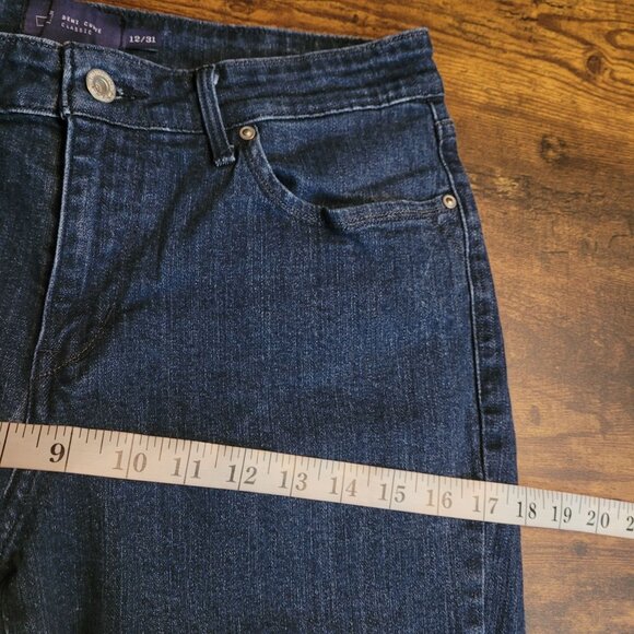 Vtg Levi's Jeans Size 12 Classic Demi Curve Mid Rise Dark Wash Stretch Denim Y2K - Picture 7 of 11